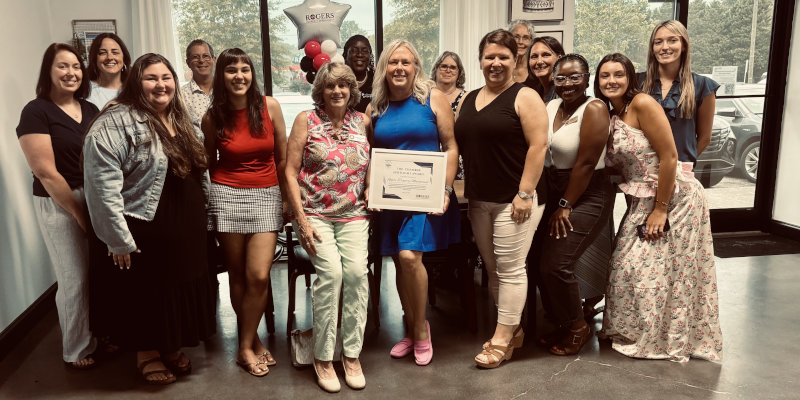 Rogers Property Management Receives the Chamber Spotlight Award for July